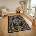 thumbnail image 4 of 6'x9' carpet non slip grip area carpet for living room area rug washable large area rug for bedroom oriental area rug, 4 of 10