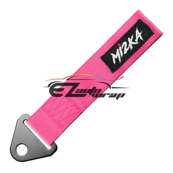 Universal Pink High Strength Racing Tow Strap For Front Rear Bumper Hook Car Rope Ribbon