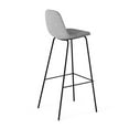 thumbnail image 4 of Pemberly Row Modern Boucle Bar Height Stools (Set of 2) in Gray, 4 of 5