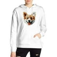 thumbnail image 2 of COMIO Love Dog Hoodie Sweatshirts for Women Corgi Dogs Animal Lovers Womens Hoodie, 2 of 4