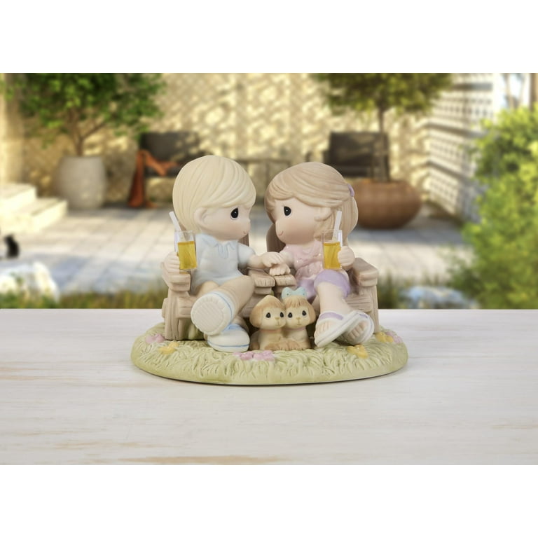 Precious Moments Always Be By My Side Figurine, Bisque Porcelain