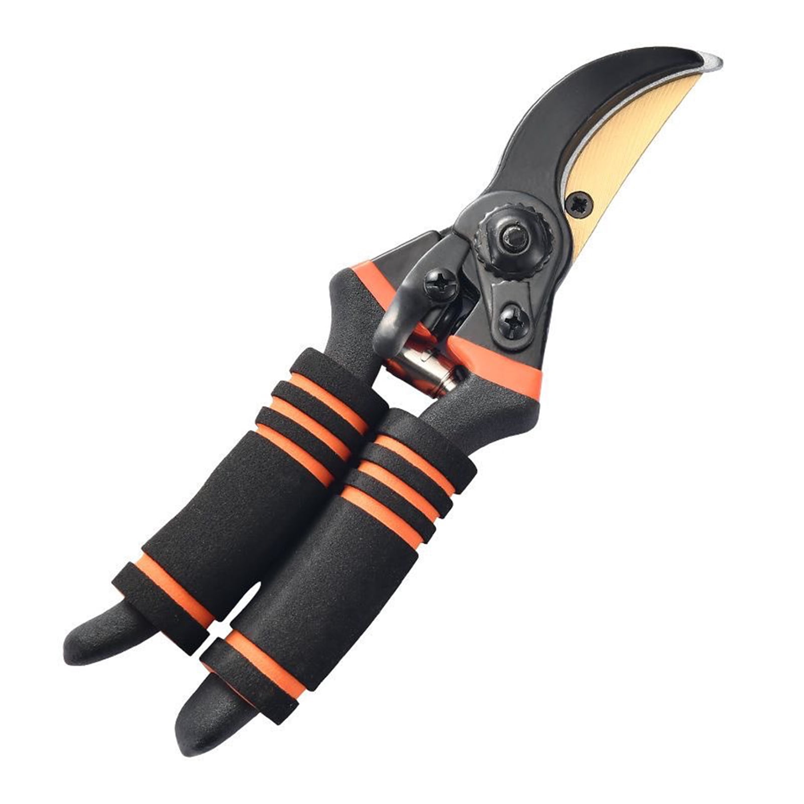 Hioecau Heavy Duty Bypass Pruner Manganese Steel Pruning Shears Professional Gardening Pruner with Ergonomic Grip for Pruning Thick Branches