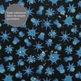 thumbnail image 2 of Honeii Blue Octopus Print Shower Curtain 72x72in,Bathroom Curtain,Waterproof Fabric Shower Curtain Set with Hooks, 2 of 4