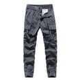 thumbnail image 1 of FRSASU Pantalon Cargo d'Extérieur pour Homme, Pantalon Tactique Léger, Jogger de Randonnée, Coupe Classique avec Multiples Poches, Gris, 1 of 6