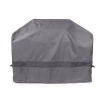 Covermates Elite Grill Cover – All-Weather Heavy Duty Outdoor BBQ Cover with Water-Resistant 300D Polyester, Adjustable Drawcord & Buckle Straps, Mesh Vent, UV-Resistant Protection, 66 Inch, Charcoal