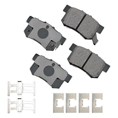 Akebono PRO-ACT Ultra-Premium Brake Pad Set  Ceramic w/ Hardware