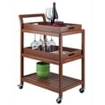 thumbnail image 6 of Winsome Albert 3-Tier Entertainment Serving Cart, Walnut Finish, 6 of 11
