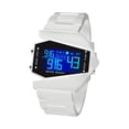 thumbnail image 1 of Fiudx Reloj Led con Forma de Avión, Diseño Luminoso Único, Efectos de Luz Multicolor, Accesorio Deportivo Divertido, Correa Ajustable, Ideal para Regalar, Ideal para Adolescentes, Esfera de 45 Mm., 1 of 5