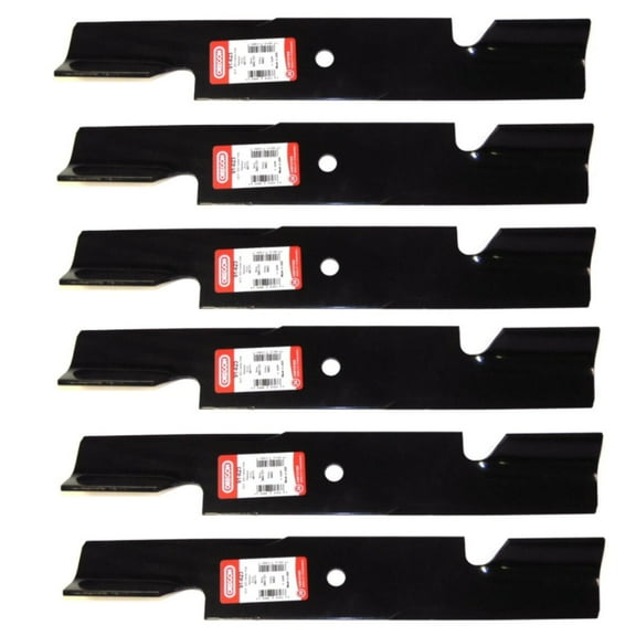 6Pk 91-623 Blades Compatible With Ferris 1521227, 1521227S, 21227S, 481711, 5021227, 5021227S, 5021227X2, 5101756S Scag 48108, 481707, 481711 & More..
