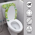 thumbnail image 3 of HELLHERO Bathroom Seat Covers with Stretch Set of 2 Toilet Seat Cover U-Shaped for Fits All Toilet Shapes, Pop Art Floral, 3 of 8