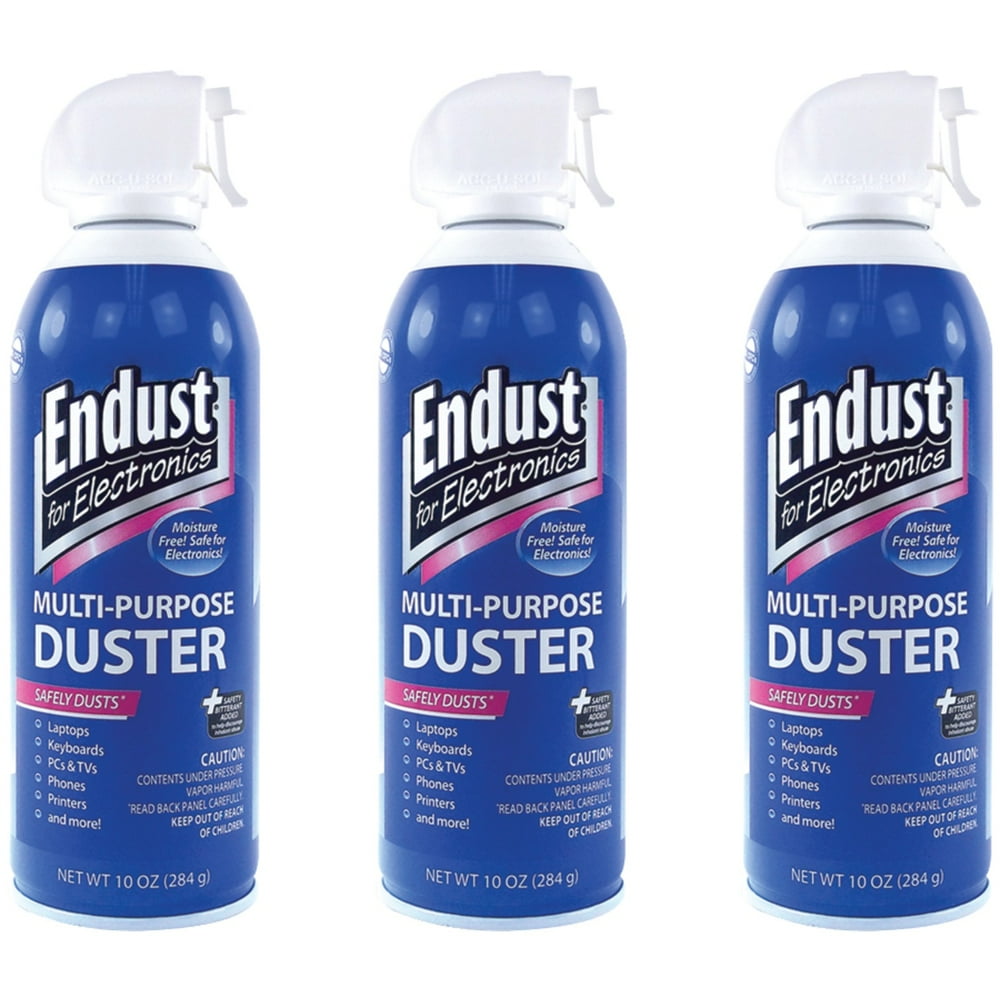 3 Pack Endust 11384 Electronics Duster 10 Oz
