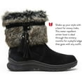 thumbnail image 5 of Minnetonka Womens Everett Shearling Boot, Black, Size 8, 5 of 5