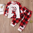 thumbnail image 4 of Traje a juego familiar, pijama de Navidad 2023, traje de alce navideño con costura para adultos y niños, mono de bebé, pijama familiar, 4 of 4