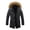 Black, variant on Vedolay Parka Jackets Coat for Men Warm Jackets Parka Outwear Solid Color Coat Jackets Black,L