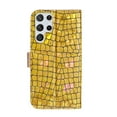 thumbnail image 3 of SaniMore for Samsung Galaxy S23 Ultra Wallet Case with Card Slot, Bling Sparkle Glitter Magnetic Clasp Purse Soft TPU + PU Leather Cover with Practical Bracket Shockproof Protection Shell, Gold, 3 of 8