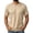 Beige, variant on Plus Size T-Shirts for Men Sale Classic Men Short Sleeve T-shirt Casual Pullover Round Neck Summer Tops