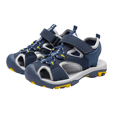 

Toddler Kids Boys Sandals Closed Toe 2023 Summer New Fashion Casual Sports Beach Shoes Stylish Lovely Footwear For Child