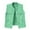 Green, variant on Frayed Denim Vest Jacket for Women Sleeveless Ripped Lapel Collar Button Up Lightweight Slim Fit Cropped Outerwear