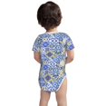 thumbnail image 3 of Yiaed Watercolor Artwork Print Infant Climbing Short Sleeve Onesie One-Piece Baby Bodysuit Clothes 0-12 Months -2 Years, 3 of 6