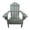 Grey, variant on ​Wooden Rocking Adirondack Chair, Outdoor Patio Chairs with Cup Holder/Umbrella Holder, White