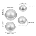 thumbnail image 2 of SWETRACE 8Jgo De Aluminio Para Bolas De Y Jabones Con Fácil Desmoldeo, 2 of 8
