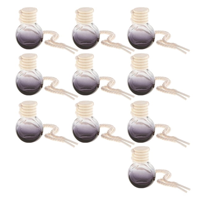 30 Unidades Botella de Perfume de Vacío con Cuerda Colgador Adornos Artesanales para Hogar Coche 10 piezas Soledad Botella de perfume de coche