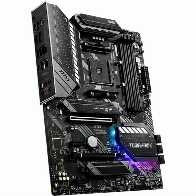 MSI MAG B550 TOMAHAWK AMD Ryzen Motherboard - AM4, SATA 6Gb/s, USB