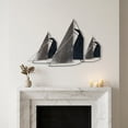 thumbnail image 3 of Sailboat Room Decor Wall Art for Coastal Home Decor - Metal Wall Art Bedroom Accent for Living Room and Bathroom Art Display - Modern Hanging Wall Decor for Home Decor Accents - 17", Blue, 3 of 10