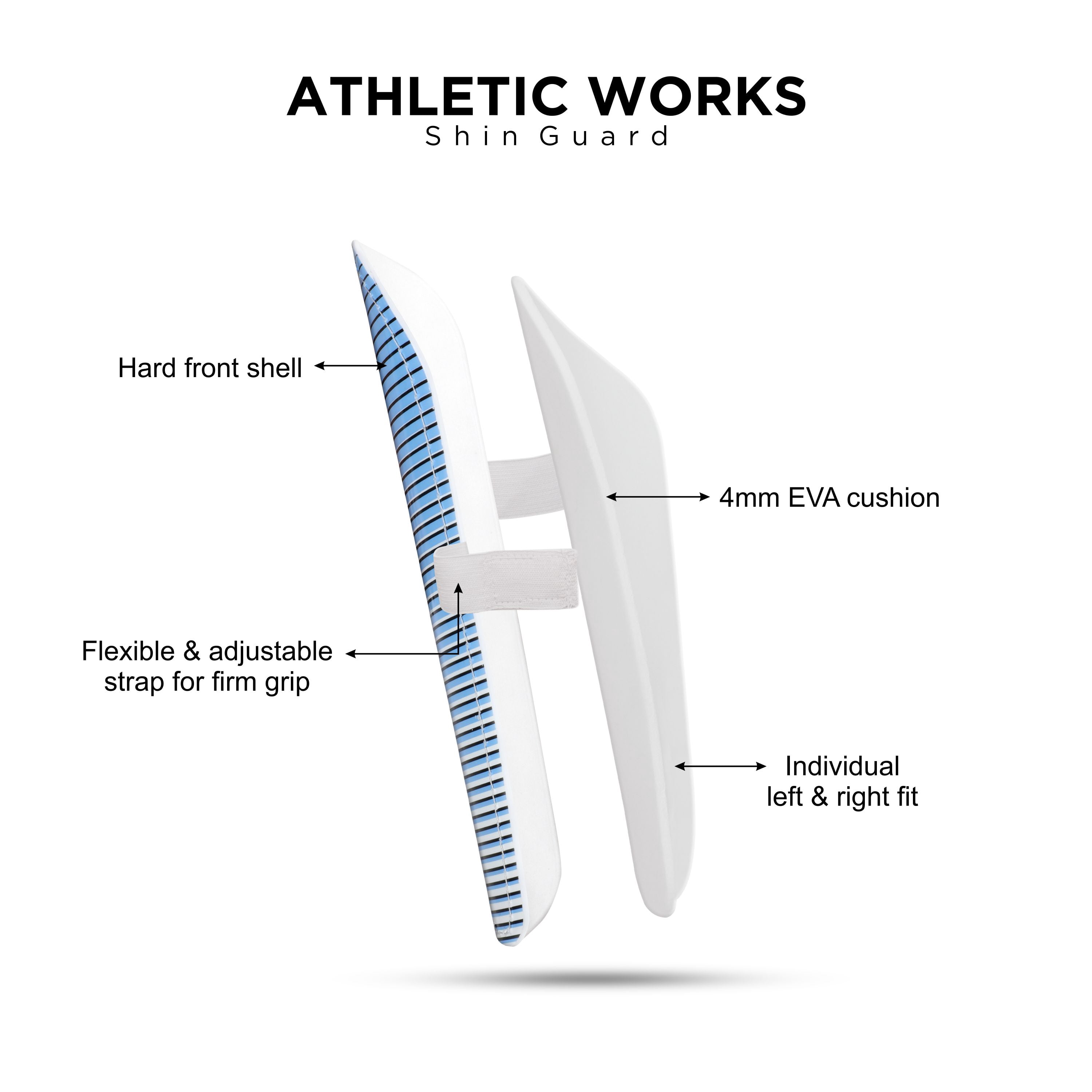 Athletic Works Soccer Shin Guard Medium