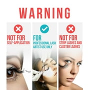 Extra Strong Evolution Advanced Eyelash Extension Glue - Stacy Lash (0.17 fl.oz/ 5ml)/ 1 Sec Drying Time/ 6 Weeks Retention/Very Low Fumes/Professional Use Only Black Adhesive