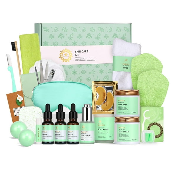 Set de cuidado de la piel y kit de spa Rosa Acca con aceites esenciales y vitaminas