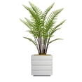 thumbnail image 1 of Vintage Home Artificial Faux Real Touch 48" Tall Fern Plant With Burlap Kit And Fiberstone Planter, 1 of 2