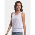 thumbnail image 3 of Women's Summer V Neck Tank Top Basic Sleeveless Casual Fit Shirts, 3 of 6