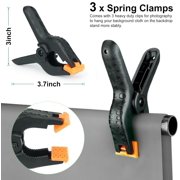 LINCO T-Shape Backdrop Stand with Black Screen 2 Softbox Studio Lighting Kit for Photo Video