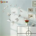thumbnail image 6 of SPENCER 24Pcs 3D Butterfly Wall Stickers Removable Mural Stickers DIY Art Wall Decals Decor with Glue for Fridge Bedroom Wedding, 6 of 6