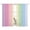 Green, variant on Rainbow Stripes Semi Sheer Window Curtains 45 Inches Long, Modern Colorful Cream Striped Aesthetics Rod Pocket Voile Silky Chiffon Curtain Light Filtering Drapes for Living Room, 52"x45", 2 Panels