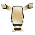 thumbnail image 5 of Worgeous Gravity Car Air Vent Phone Holder Universal Mount Phone Stand for Cellphone GPS Navigator (Metal, Golden), 5 of 8