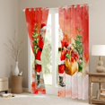 thumbnail image 3 of jejeloiu Santa Claus Black Out Curtains,Oil Painting Curtains Pack of 2 (42x63 Each),Merry Christmas Bedroom Curtains For Teens,Luxury Bedroom Decor, 3 of 6
