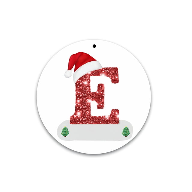 RKSTN Acrylic Circular Letters Acrylic Christmas Letters DIY Round Listing E Home Decor