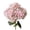 Pink, variant on Dusknt Artificial Hydrangea Bouquet, Fer Arrangement, Decorative Floral Ornament for Home Table Centerpiece Wedding Party Decor, White