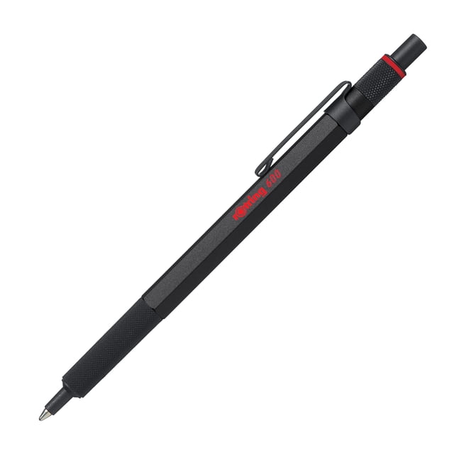 Bolígrafo RoTring 600 de tinta negra de punta media recargable