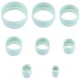 thumbnail image 1 of Circular Biscuit Cutters Biscuit Mold for Baking Use 8Pcs Plastic Set, 1 of 5