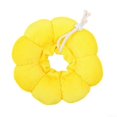thumbnail image 1 of Cute and functional sunflowershaped recovery cone for cats and small dogs, made of soft cotton material (M)., 1 of 5