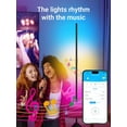 thumbnail image 6 of Smart LED Floor Lamp, Corner Light Work with Alexa&Google Home,1200LM, Modern Floor Lamp with 16 Million Colors RGB, Music Sync, Color Changing Standing Lights,for Living Room Bedroom,1 Pack, 6 of 15