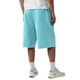 thumbnail image 4 of Hsovts Men Shorts Fashion Sport Short Pant Drawstring Hiking Pants Summer Stretch Trousers Workout Gym Shorts with Pocket Sky Blue 2XL, 4 of 6