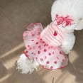 thumbnail image 2 of Strawberry Dog Dress Pet Clothing Suspender Skirt Dog Costume Princess Dress Small Dog Thin Summer Dog Skirt Yorkshire ShopWise Round, 2 of 7