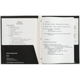 thumbnail image 5 of (2 pack) Five Star Pocket and Prong Paper Folder, Black (340020B-WMT22), 5 of 8