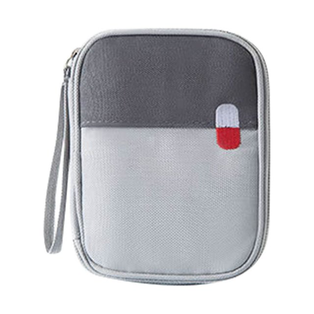 Pompotops Trousse de Premiers Soins Portable, Sac de Rangement de Voyage, avec Mini Sac de Fournitures Médicales, Adapté pour la Randonnée en Famille, Véhicule Récréatif, Bureau et Lieu de Travail Liquidation