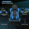 thumbnail image 2 of Waleaf Ergonomic Adult Gamer Chair, 330 lb Computer Chair, Racing Gaming Office Chair, Gamer Height Adjustable Swivel Chair with Lumbar Support and Headrest, 2 of 8