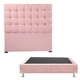 thumbnail image 1 of Box Base Cama Matrimonial + Cabecera Slip Dicasa Rosa, 1 of 9